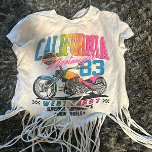 White Shirt with a logo